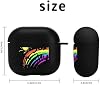 Funda para AirPods 4 2024 con diseño de hija eres un rayo de sol, silicona suave, protectora con llavero, compatible con carga inalámbrica y por cable, luz LED visible, a prueba de rayones y anti-amarillamiento 4