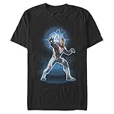 Marvel Los Vengadores Iron Man Camiseta, Negro, L/Grande Alto para Hombre