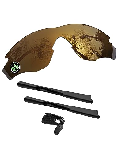 Image of Raydi Polycarbonate Replacement Lenses & Rubber Kits for Oakley M2 Frame Rectangular Sunglasses