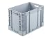 Produktbild hünersdorff Eurobehälter / Eurokiste / Lagerbox Basicline (PP) mit 2 Handgriffen, sicher stapel- und kombinierbar, Made in Germany, 400x600x420