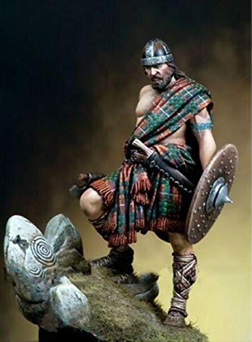 Figura Modelo Kit Guerrero Highlander 1:24 Resin miniatura 1