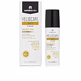 Cantabria Labs - Heliocare 360º Color Gel Oil-Free SPF 50+ - 50ml - Beige - Fotomaquillaje Matificante - Piel Mixta/Grasa