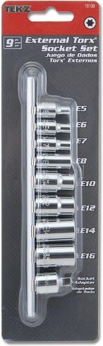 Titan 16139 External Star Socket Set - 9 Piece image 3