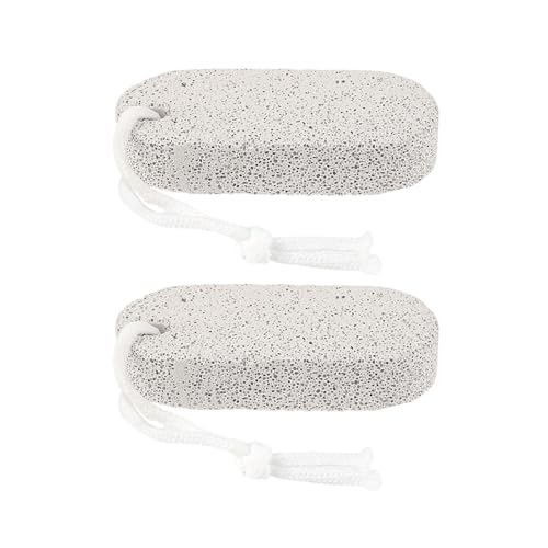 Poemtian 2 Pcs Pumice Foot File, Foot Care Tool for Removing Calluses and Hard Skin, Reusable Exfoliating Foot Scrub, Suitable for Hands and Feet