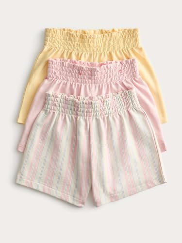 Pantalones cortos de bebé de algodón puro M&S pack de 3 2