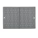 SbS Folding Silicone Dish Drying Mat – Light Gray – 12" x 18" expanded or 12" x 8" folded