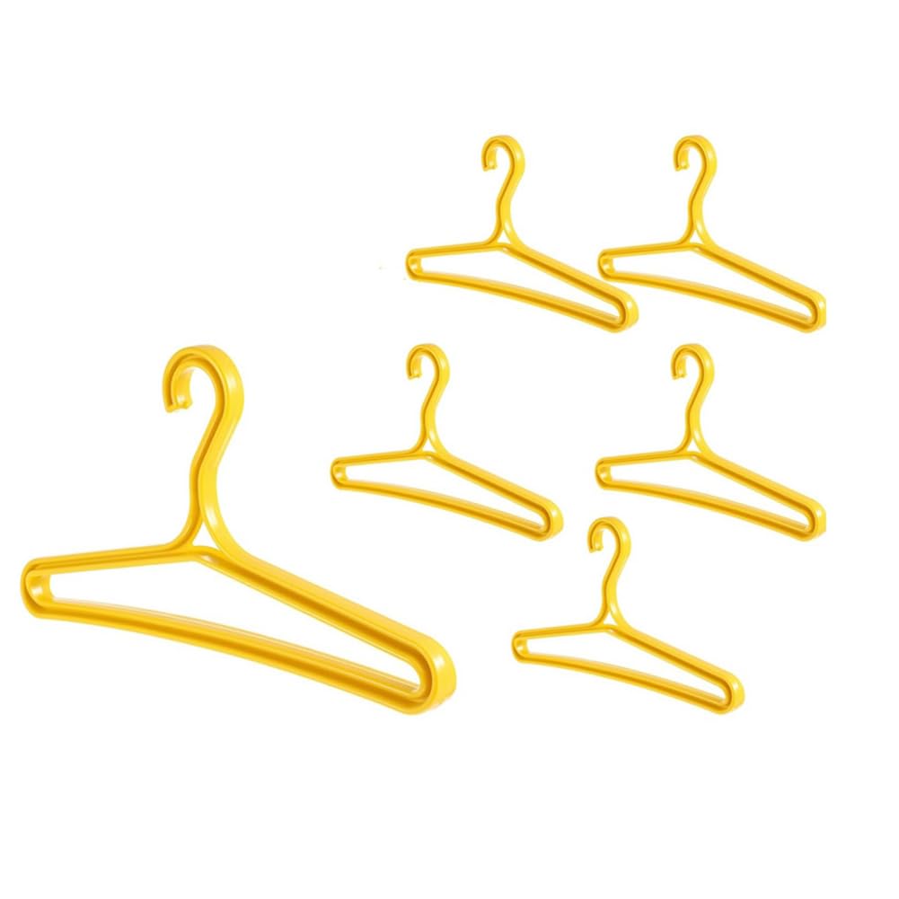 6 Perchas para Trajes de Neopreno para Buceo, Perchas para Trajes Secos, Perchas Plegables para Trajes de Buceo, Perchas Amarillas para Trajes de Natación y Trajes de Neopreno
