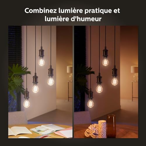 Ampoule LED connectée E27 filament G93 compatible Bluetooth Alexa Homekit - 5