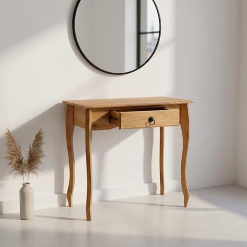 Aparador Clássico de Madeira Maciça Vintage com Gaveta