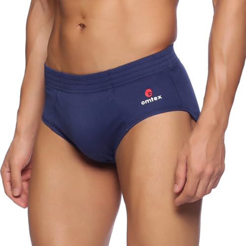 Image of omtex Sports Cricket Special Brief for Mens, Ideal for Workout and Sports Quick Dry Moisture Wicking Underwear (Pack of 1)