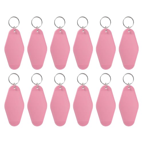 YELARXI Blank Hotel Keychain Tags, Motel Keychain, Vintage Key Tags