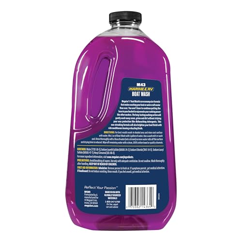 Meguiar's M43 Marine/RV Boat Wash, pH-Balanced Boat/RV Wash for Protecting Fiberglass and Gel Coat, Streak-Free Shine that Keeps Surfaces Clean and Protected, 64 Oz by Meguiar's - Image 3