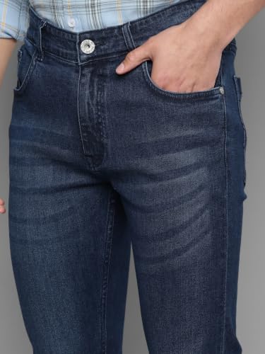 Image of Allen Cooper Slimmy Comfortable Mid Rise Denim Jeans for Men