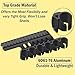 Gotical | Combo of 2 | Side Saddle Shotgun Shell Holder W/Picatinny Rail Mount 6 Capacity Shot Shell Holder for 12 Gauge & Shotgun 12Ga Single Extra Shell Holder, Caddy, Extra Round, Stage Saver