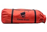 GEERTOP Waterproof Adjustable Tent Compression Bag Lightweight Duffel Bag - For Camping Outdoor Sports (Red, For 4 to 5 men tent)