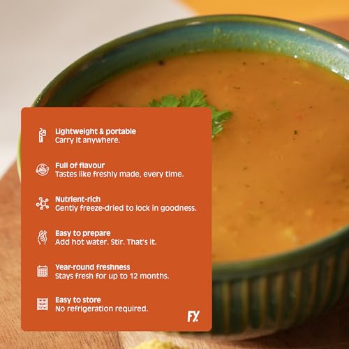 Image of Chutnefy Hotel Sambar | 75g Freeze-Dried Instant Dry Mix | Just Add Water to make 5-6 servings (375 g) each | 2 x 75g | 0% Preservatives or Additives