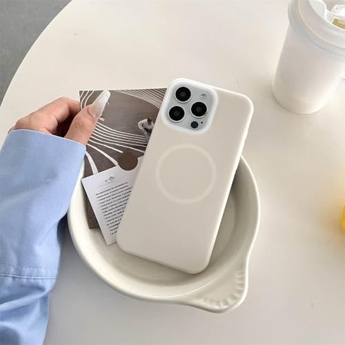 Coque iPhone 14 Plus silicone blanc mat pour style minimaliste