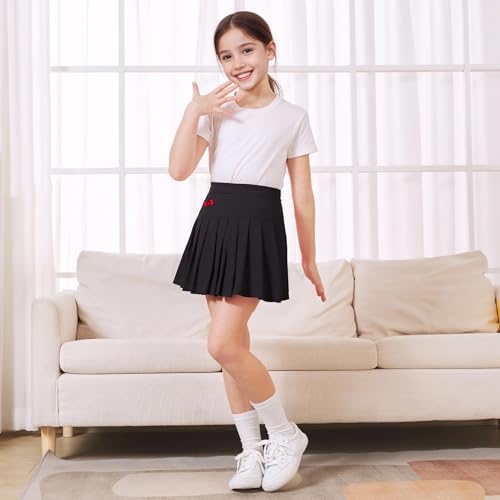 Girls' Stretch Waist Skorts | Athletic Skater Skirt for Play & School | Comfort Uniform Dress Ages 3-124