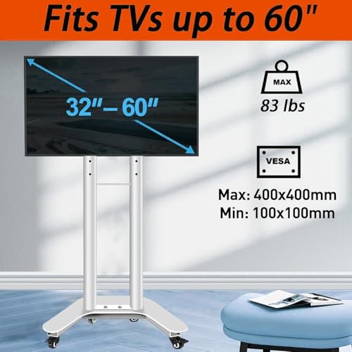 Soporte móvil para TV 32-60 pulgadas altura ajustable miniatura 3