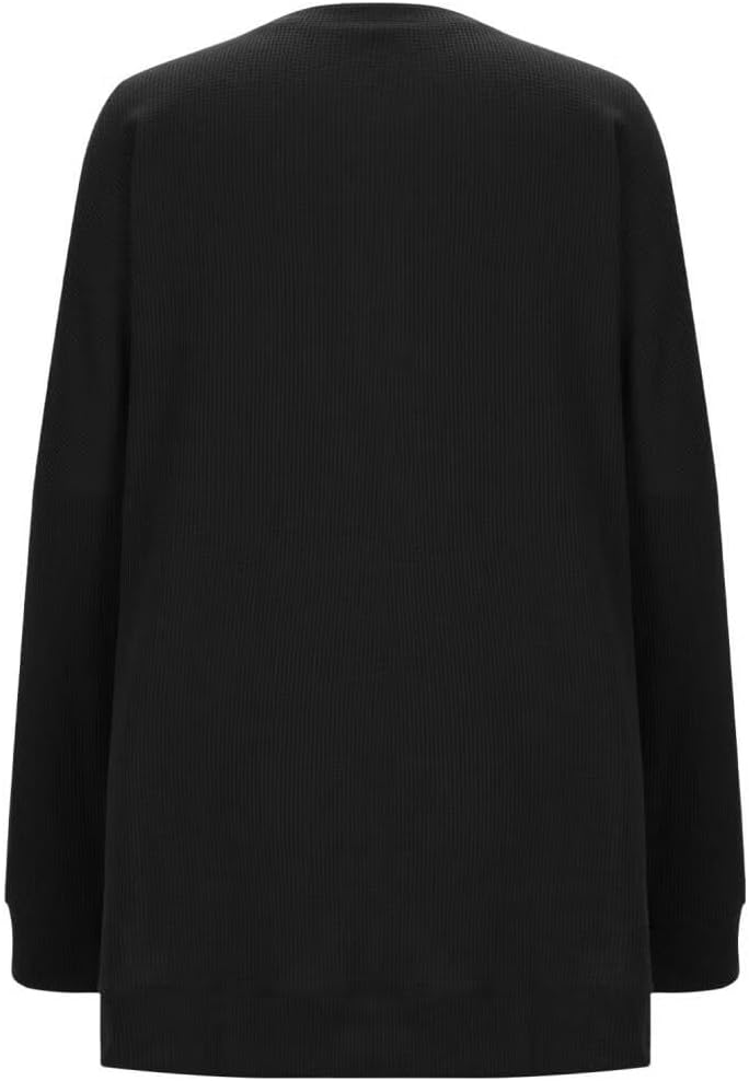Womens Oversized Sweatshirts Crewneck Long Sleeve Tops Pullover Fall Fashion Clothes with Pocket