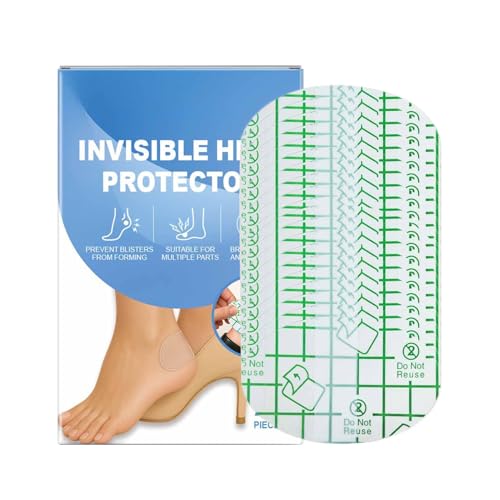 Adhesivo protector para talón, protección de tobillo y talón, 20 almohadillas acolchadas para aliviar el dolor, cuidado de la piel agrietada, prevención avanzada de ampollas, soporte para pies para