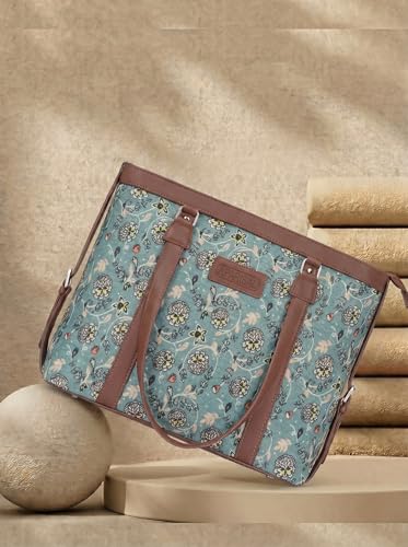 Image of Stylish Tote Bags for Office Use | Laptop Bag 15.6 inch | Purse for Women | Vegan Leather Handbag | Daily & Travel Use |