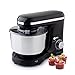 Robot kuchenny Infinity PRO (czarny) - Droga do perfekcji - robot kuchenny z funkcją ugniatania i mieszania | miska ze stali nierdzewnej 5 litrów i napęd bezpośredni | z nasadką do mieszania, hakiem do zagniatania i trzepaczką