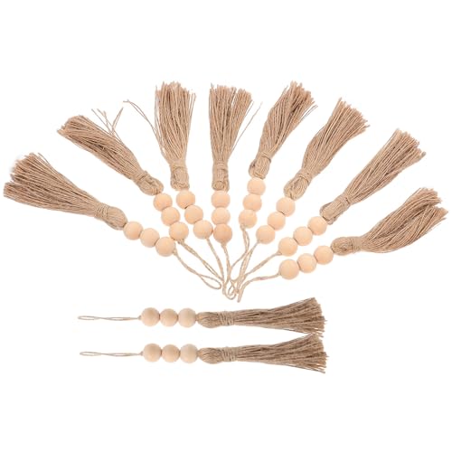 10 Stück Holzperlengirlande im Boho