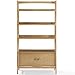 Crosley Furniture Landon 3-Piece Bookshelf Etagere Set, Bookcase with Shelves and File Drawers, Acorn