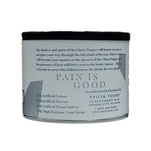 Pain is Good - Ghost Pepper Nuts - 9oz - Made in USA - New And Improved With Better Flavor, Crunch, Pepper Blends Including Ghost Pepper - Pack of 1