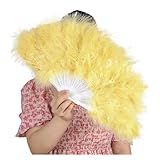 DESIGN VINTAGE : Nos éventails de plumes pour dames ont un style vintage, convenant aux accessoires de photos de mariage, à l'art photographique ou aux accessoires de performance pour ajouter votre tempérament