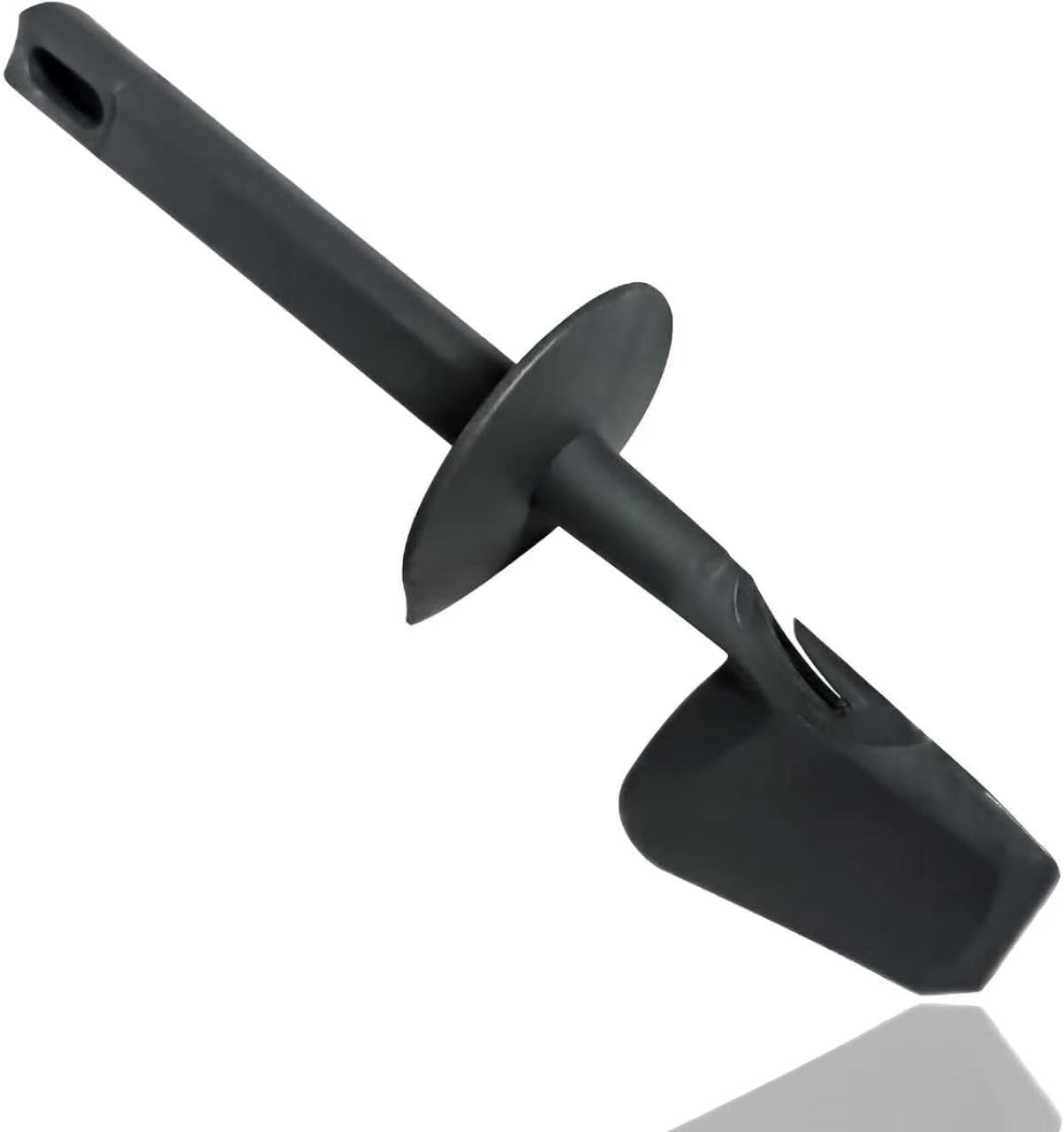 Szpatułka do Thermomix TM5, TM6, TM31, skrobak do ciasta, część zamienna z tworzywa sztucznego, szpachelka, akcesoria do robota kuchennego Vorwerk (czarna)