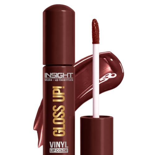 Image of INSIGHT Gloss Up Lip Color - Spiced Caramel | High-Gloss Finish | Non-Transfer | Smudge Proof | Rich Pigmentation | Lightweight, Long-Lasting Formula | All-Day Comfortable Wear (4g)