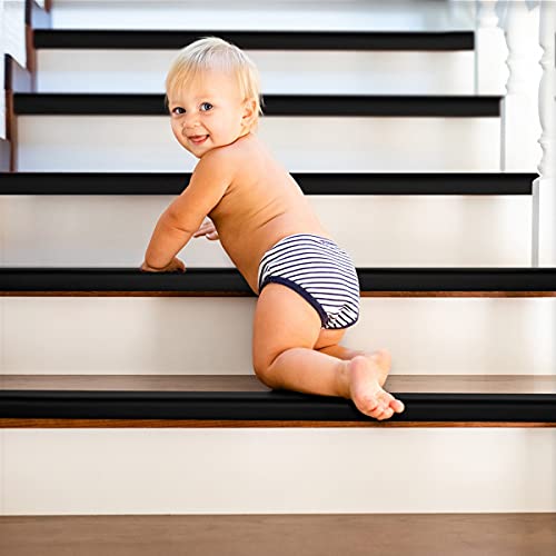 Image of Baby Proofing Corner Guards, Corner Protectors, 2 Meter Foam Table Safe Bumpers, Furniture Edge and Corner Guardswith 3M Tapes Sharp Edges Protection(Black, Set of 2)