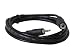 YCS Basics 6 Foot 2.5mm Male to Female 4 Conductor Headphone Extension Cable Not for Backup Cameras