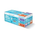 WholeHearted Grain Free by Land and Sea Flaked Wet Cat Food Variety Pack for All Life Stages 5.5 oz. Count of 24