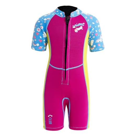 Neoprenanzug Kinder, 2.5mm Shorty Neopren Front Zipper Taucheranzüge Surfen Schwimmen Tauchen Warmhalten für Wassersport