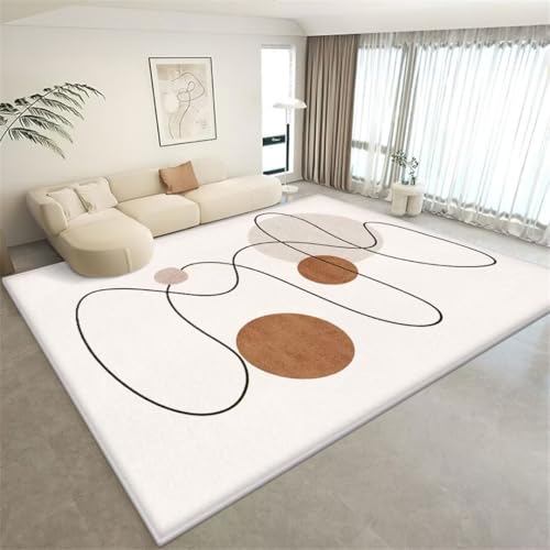 Beaux accessoires de decoration de salon avec ce tapis de ligne simple