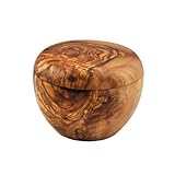 saleros de madera precios De madera de olivio. Naturally Med - Salero, color madera de olivo