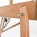 Creative Mark Paris Deluxe French Easel - Portable Canvas Stand for Painting, Watercolor Supplies, Beech Wood, Chrome Lined, Leather Strap, Holds 32