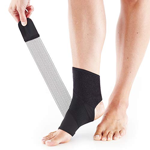 Rite Aid Ankle Support Wrap with Adjustable Straps, One Size Fits All - Pack of 1 | Foot Brace | Ankle Wraps Support for Sprained and Strained Ankles