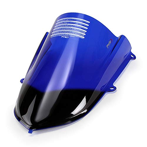 Amazon | Puig 9723A RACING SCREEN [BLUE] YZF-R6 (17-20) プーチ
