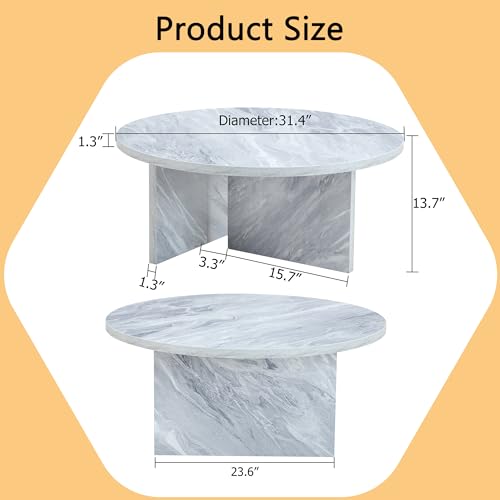 Luxury Marble Coffee Table Modern