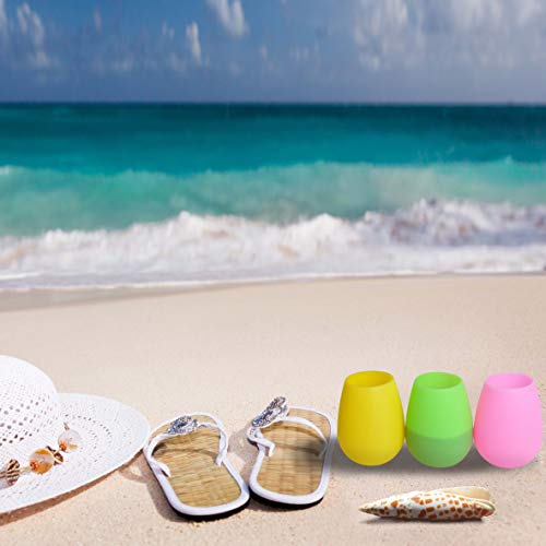 image for Camping Wine Glasses Set of 4 - Outdoor Wine Glass,100% Dishwasher Saf