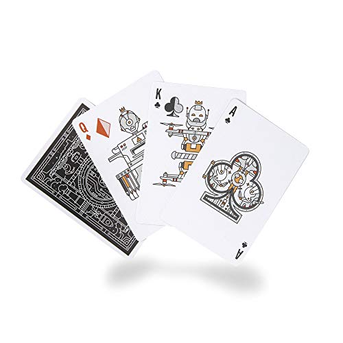 Stellar Factory Baraja Póker Robots 54 Cartas Tema Robot miniatura 2
