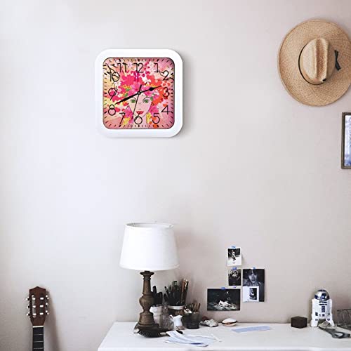 Pendule murale silencieuse contre la distraction pour école et bureau - 7