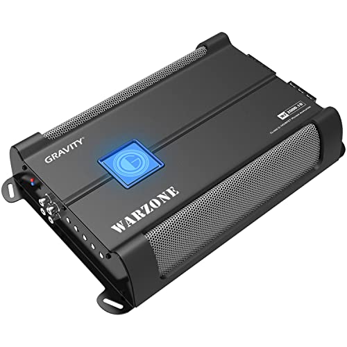 Gravity 2000.1D Class D Car Audio Amplifier – 1000 Watts True Rms @ 1 Ohm Max Power At 2000W, 1/2/4 Ohm Stable, Digital, Monoblock, Mosfet Power Supply, Great For Subwoofers #TOP5