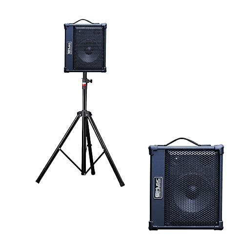 Coolmusic BP40 40W batteriebetriebener Verstärker, Akustikgitarrenverstärker, Busking-Verstärker, integriertes Bluetooth