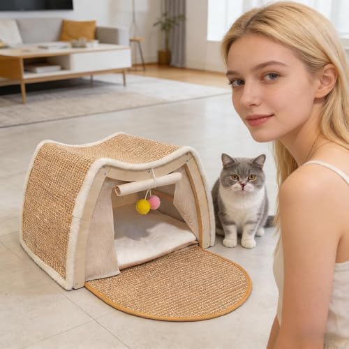 Tente pour chat confortable et maison pour chatons de salon intérieure - 3