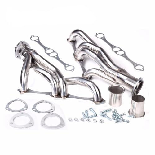 Exhaust Headers For 1967-1987 Chevy Small Block SB SBC V8，262 265 267 283 302 305 307 327 350 400 Exhaust Manifold Header